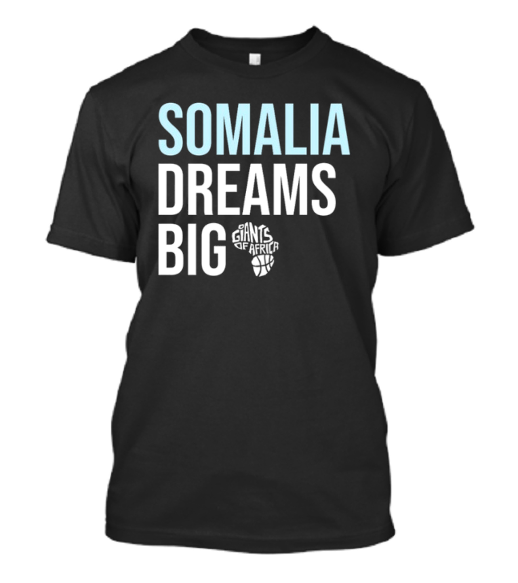 Somalia Dreams Big Giants Of Africa Basketball T-Shirt