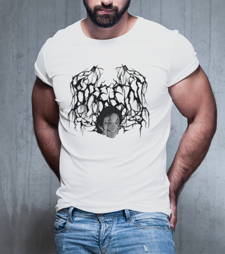 Breen Heavy Metal Style Face T-Shirt
