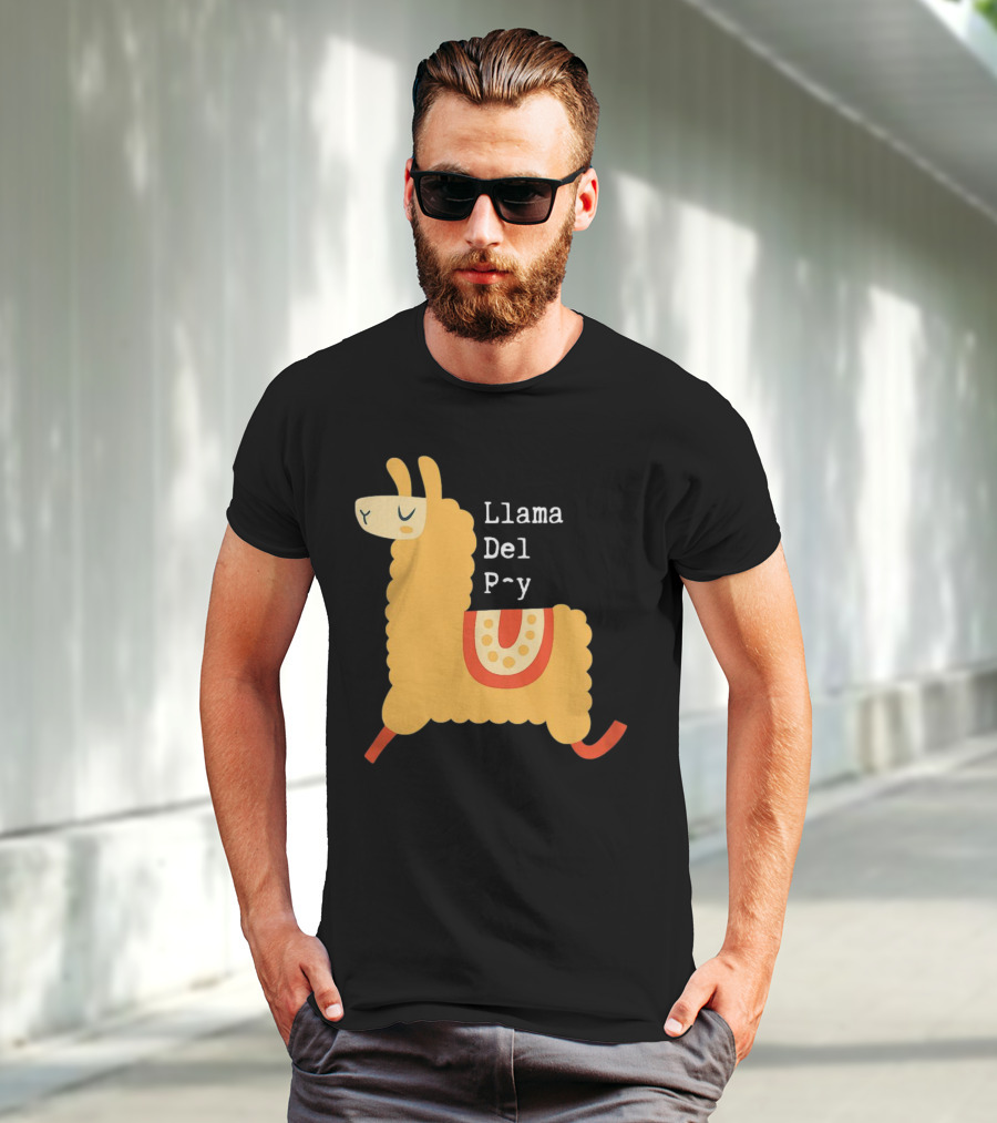 Llama Del P~y Funny Music T-Shirt