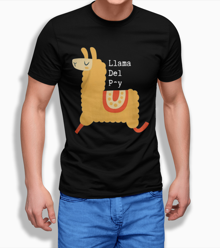 Llama Del P~y Funny Music T-Shirt
