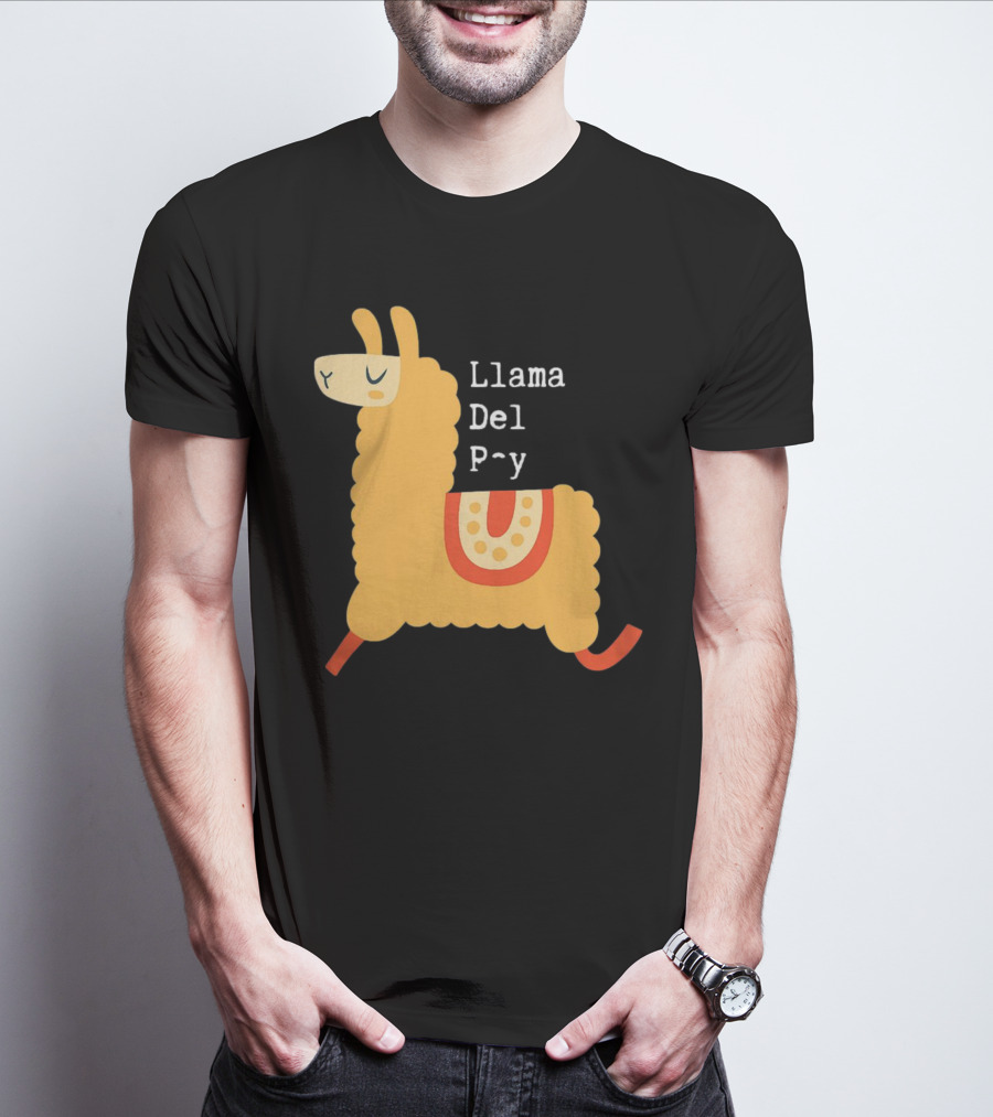 Llama Del P~y Funny Music T-Shirt