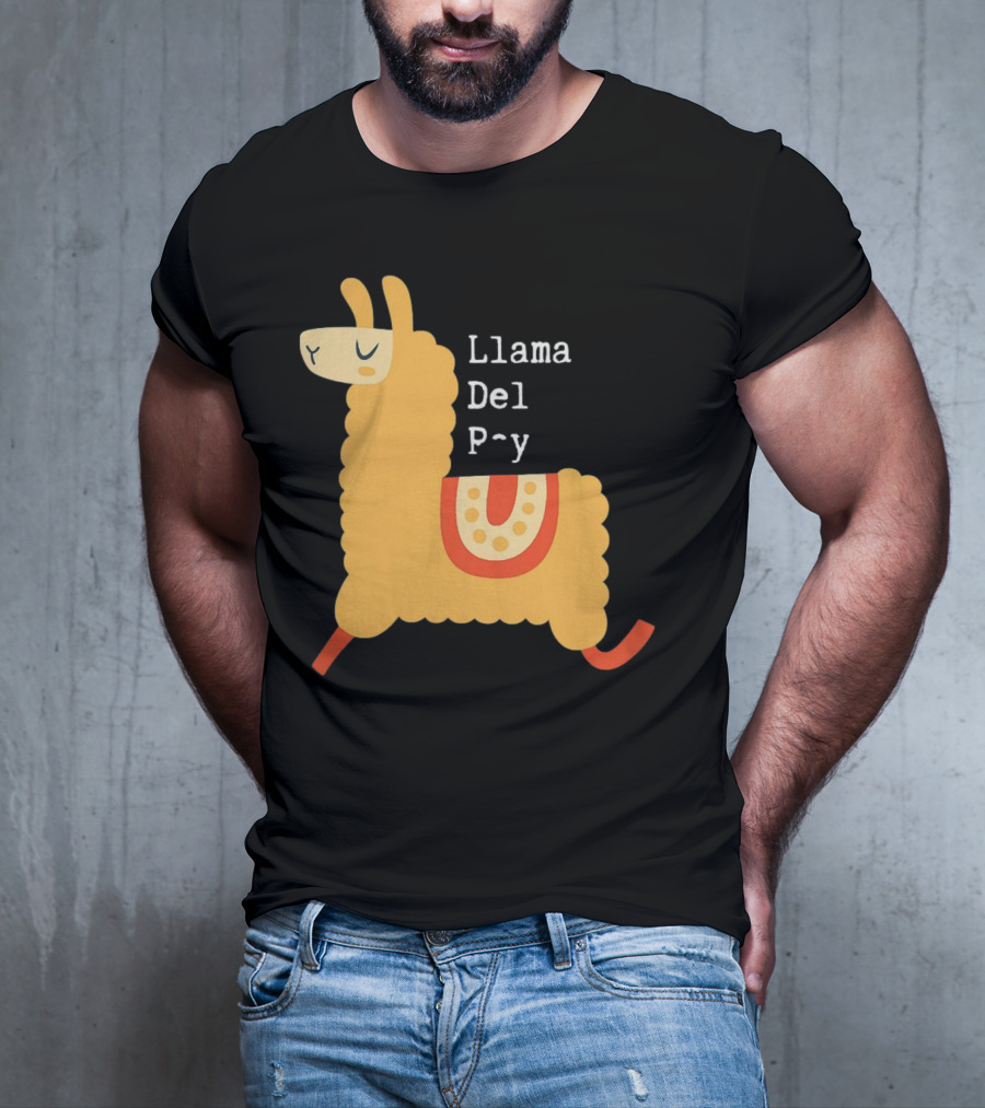 Llama Del P~y Funny Music T-Shirt