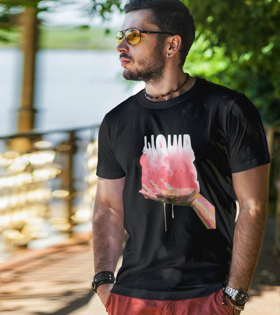 Abel Idume Unbelievably Liquid Barbie Melting Hand T-Shirt