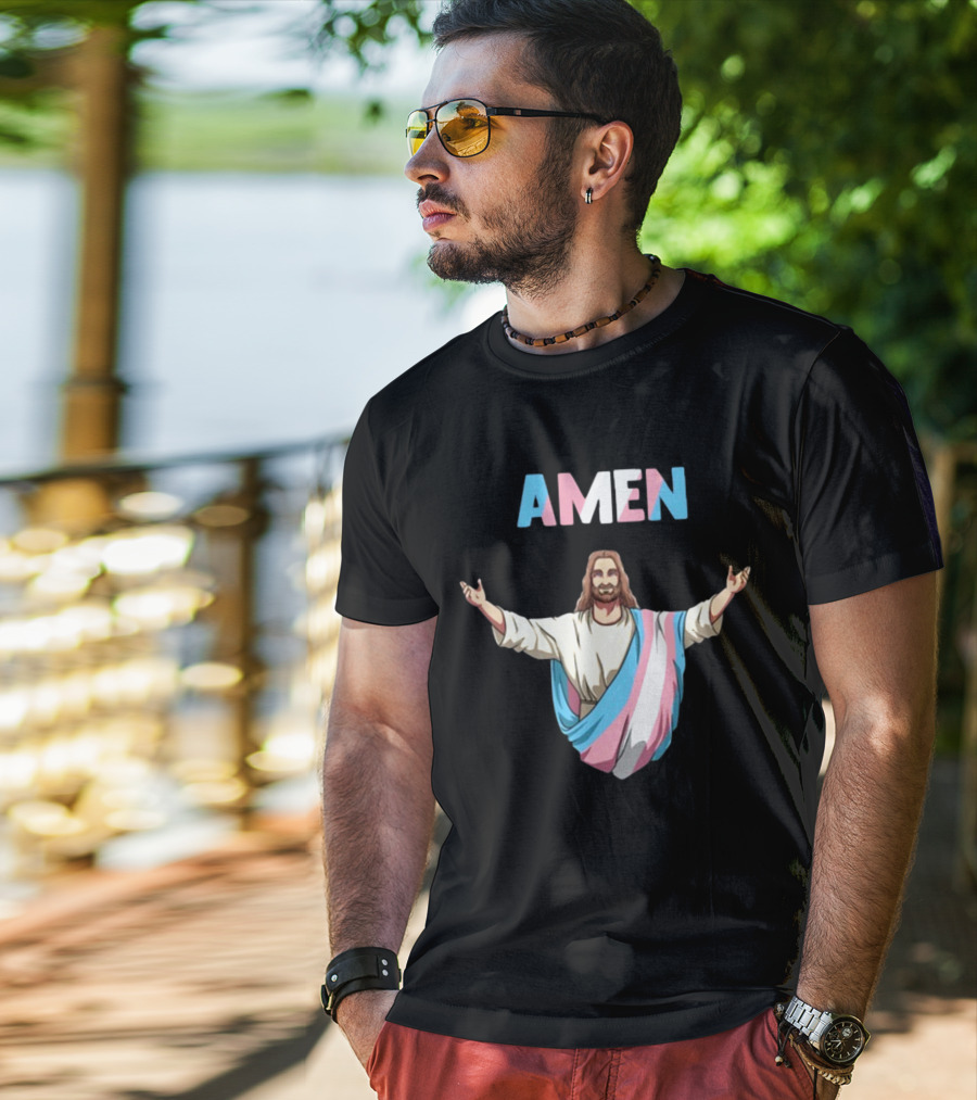 Amen Jesus X Chromosomes T-Shirt