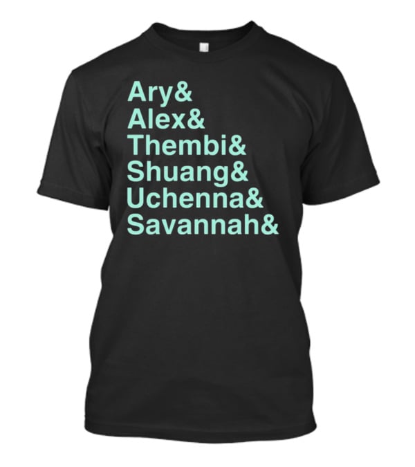 Racing Louisville FC Ary Alex Thembi Shuang Uchenna Savannah Players Names T-Shirt