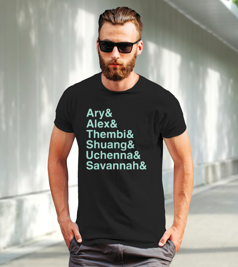 Racing Louisville FC Ary Alex Thembi Shuang Uchenna Savannah Players Names T-Shirt