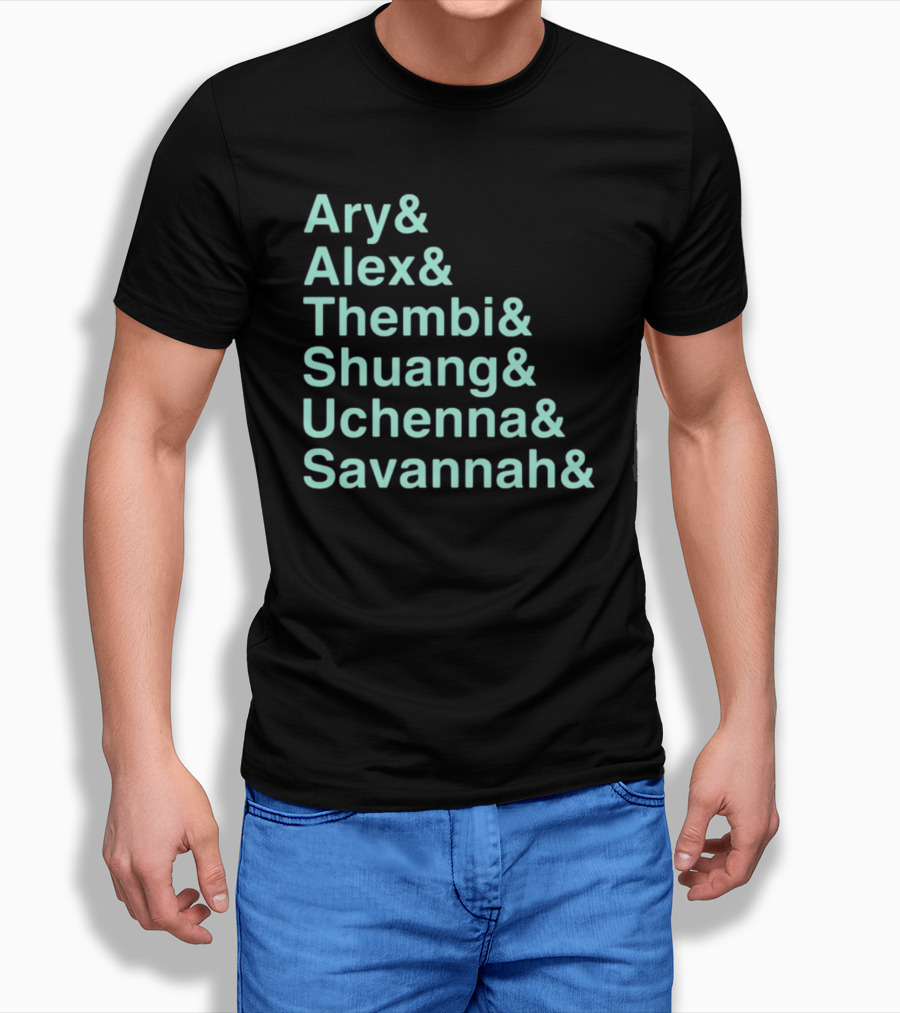 Racing Louisville FC Ary Alex Thembi Shuang Uchenna Savannah Players Names T-Shirt