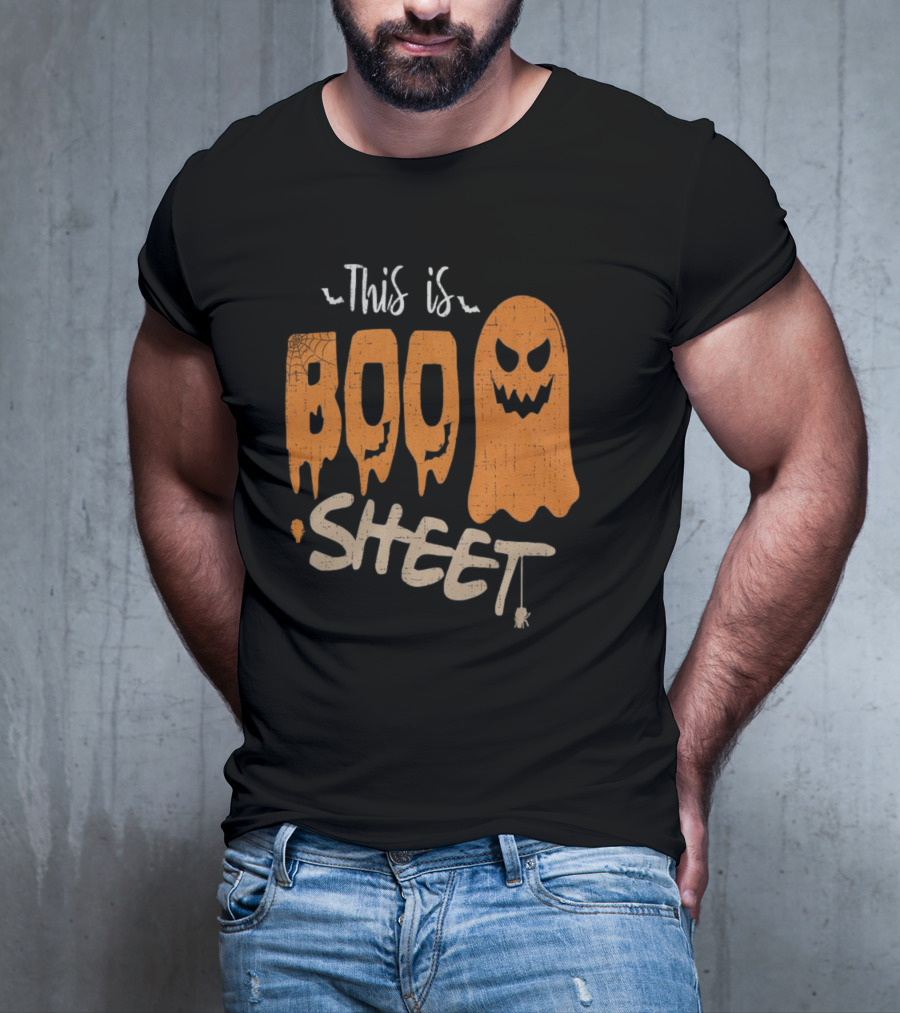 This Is Boo Sheet Halloween Ghost Puns T-Shirt