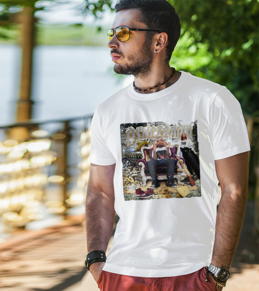 DSNRTRAPN Reese Throne Money Car Panther Rifle T-Shirt