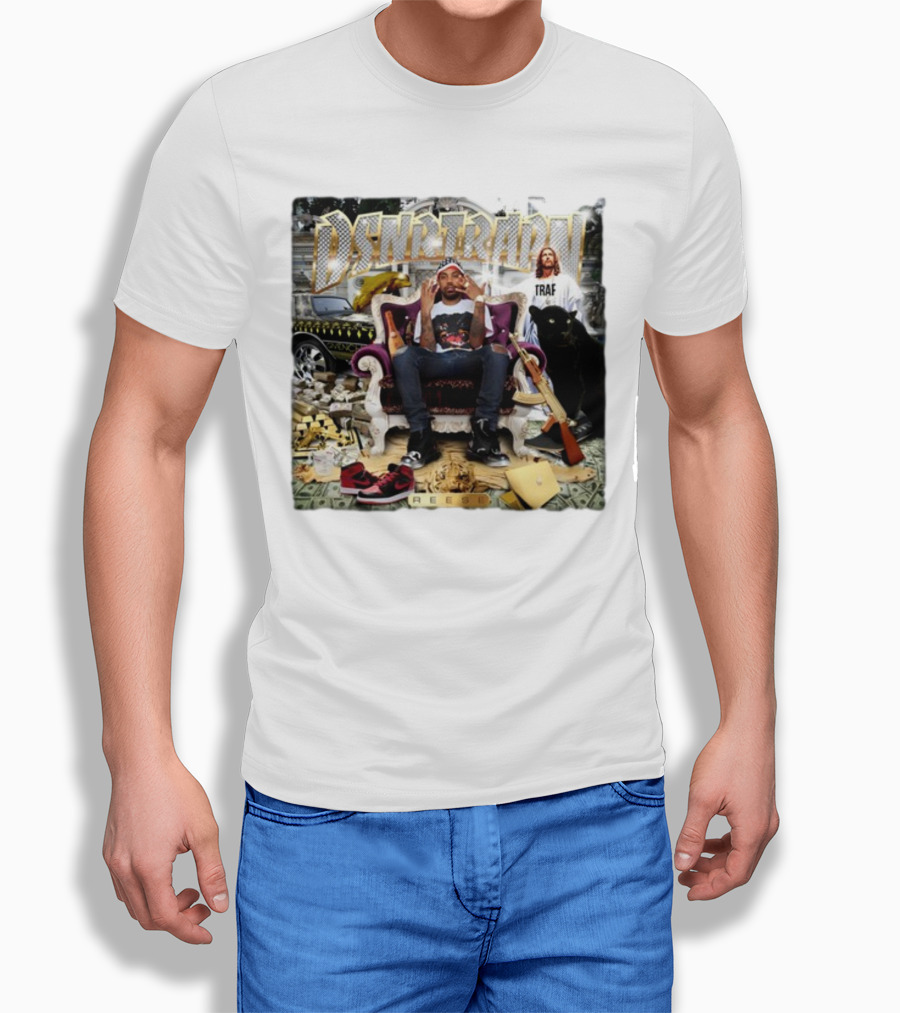 DSNRTRAPN Reese Throne Money Car Panther Rifle T-Shirt