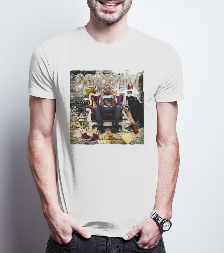 DSNRTRAPN Reese Throne Money Car Panther Rifle T-Shirt