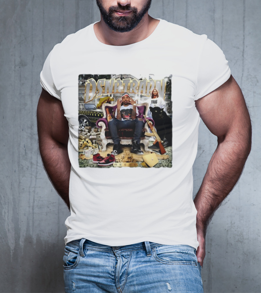 DSNRTRAPN Reese Throne Money Car Panther Rifle T-Shirt