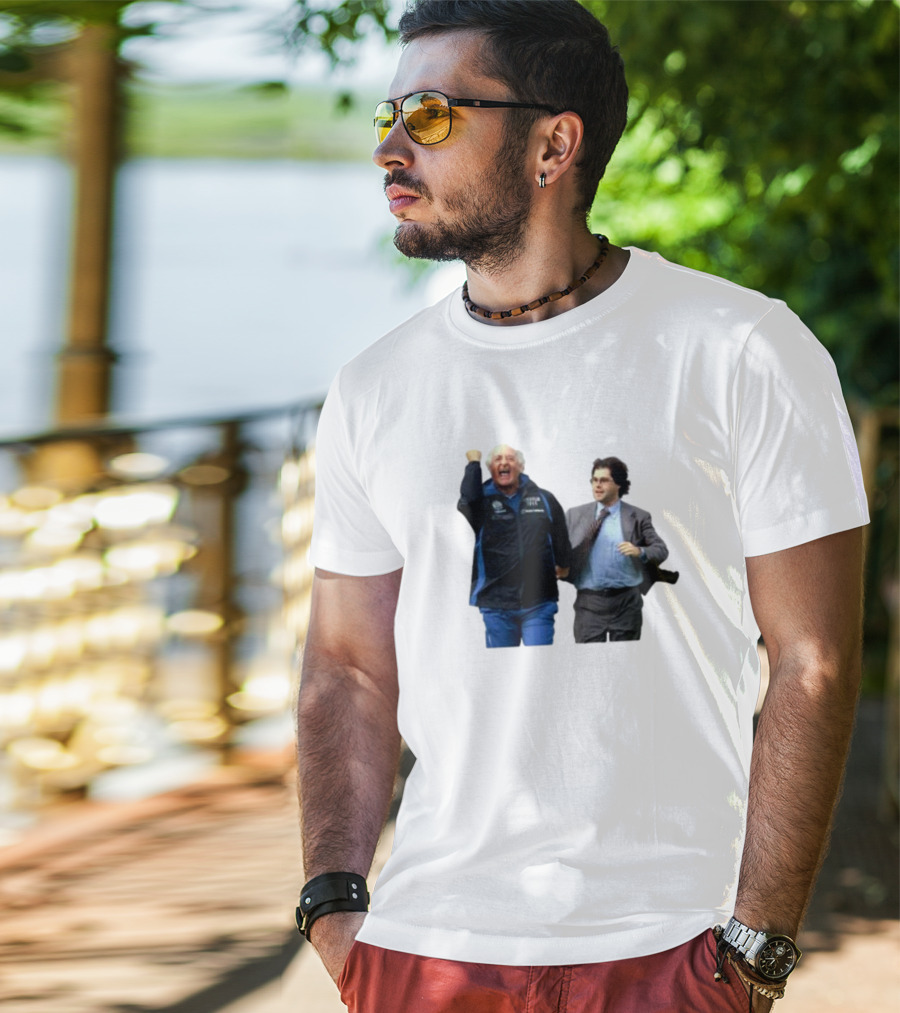 Mazzone Celebrating Sprint Brescia Atalanta Memorable Moment T-Shirt