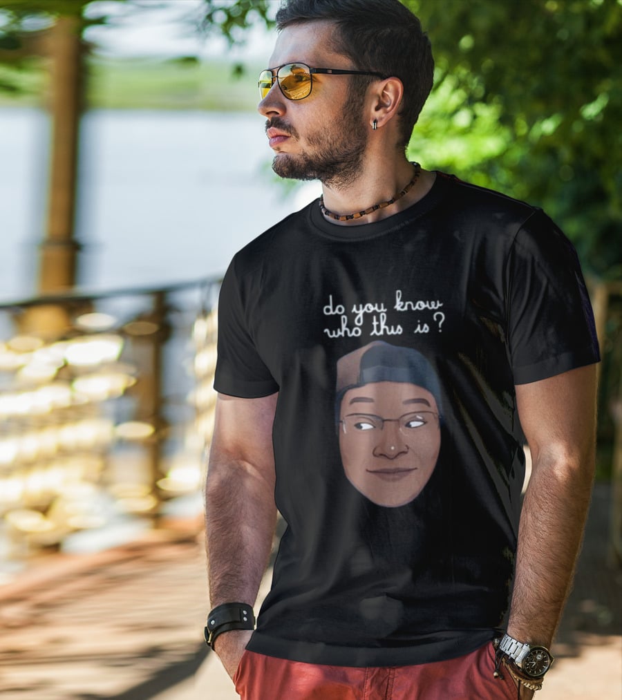 Relmyers Do You Know Who This Is Text With Cartoon Face T-Shirt