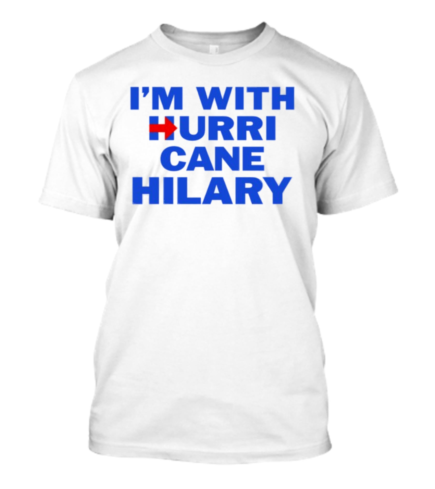I'm With Hurricane Hilary Arrow Icon T-Shirt