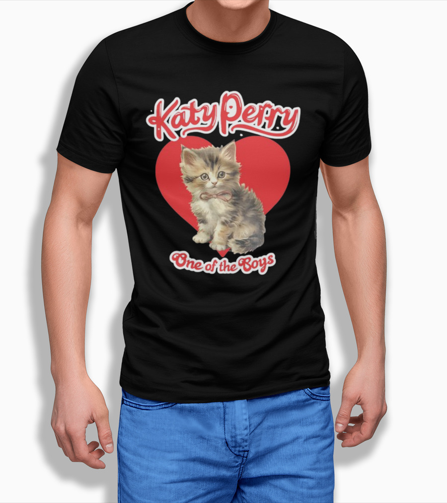Katy Perry Cat One Of The Boys New T-Shirt