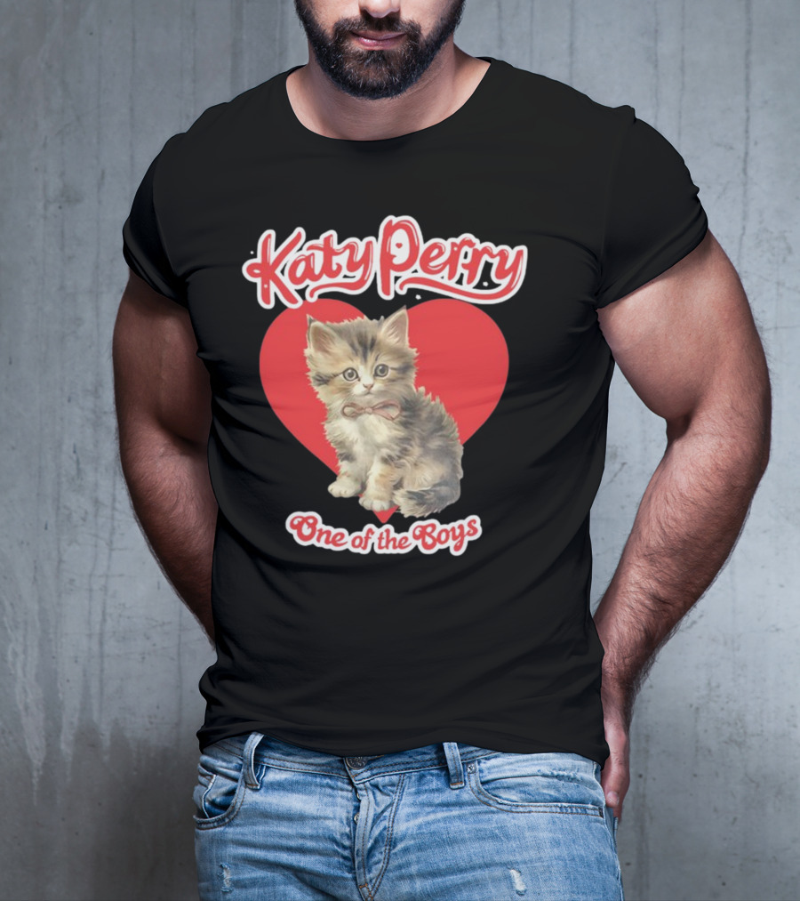 Katy Perry Cat One Of The Boys New T-Shirt