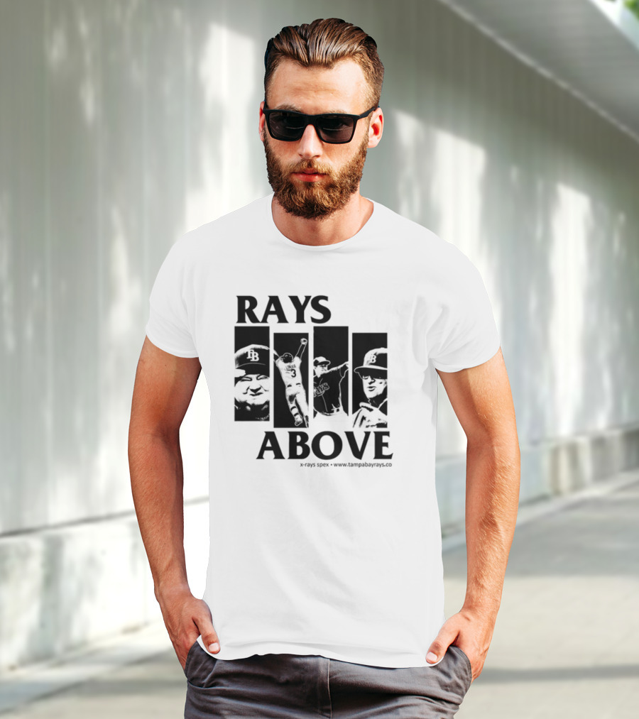 Rays Above Tampa Bay Baseball TB Logo Players T-Shirt