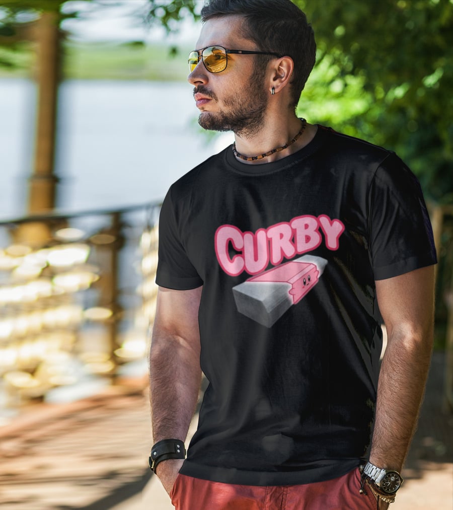 Curby Kirby Brick Meme T-Shirt