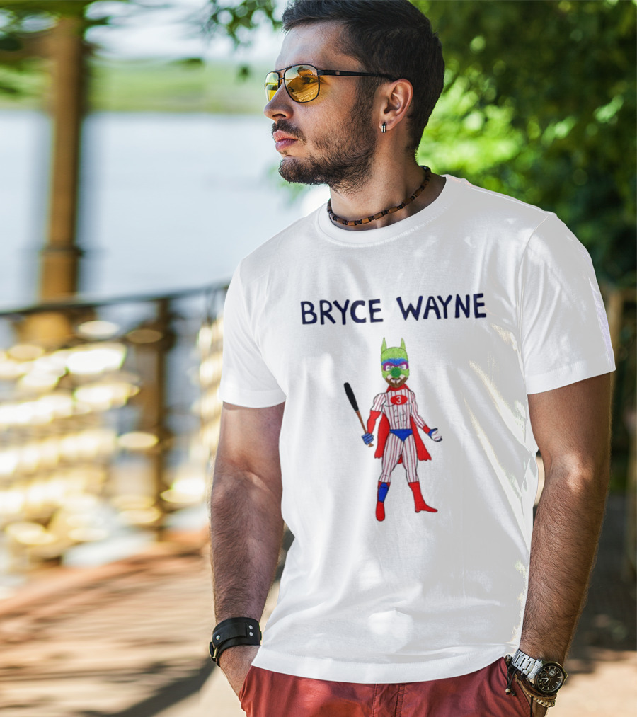 Bryce Wayne Superhero Baseball Player Costume T-Shirt