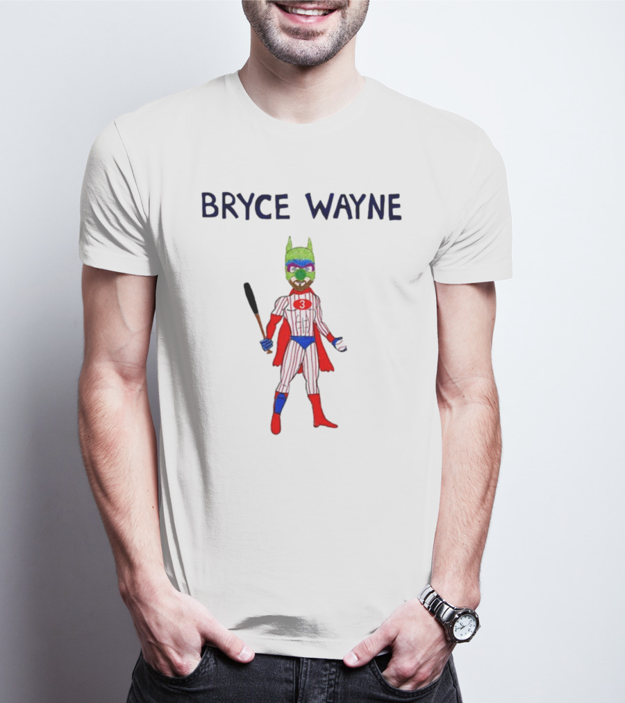Bryce Wayne Superhero Baseball Player Costume T-Shirt