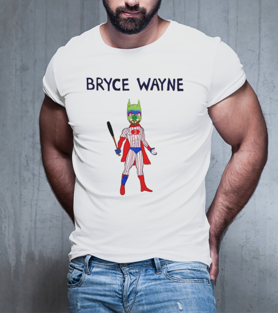 Bryce Wayne Superhero Baseball Player Costume T-Shirt