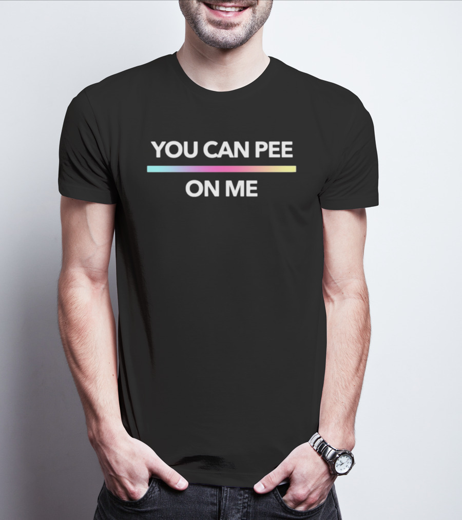 Glenn Howerton You Can Pee On Me Multicolor Stripe T-Shirt