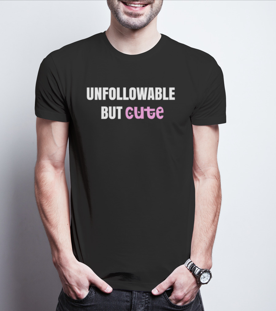 Unfollowable But Cute Pizzaslime Text Humor T-Shirt