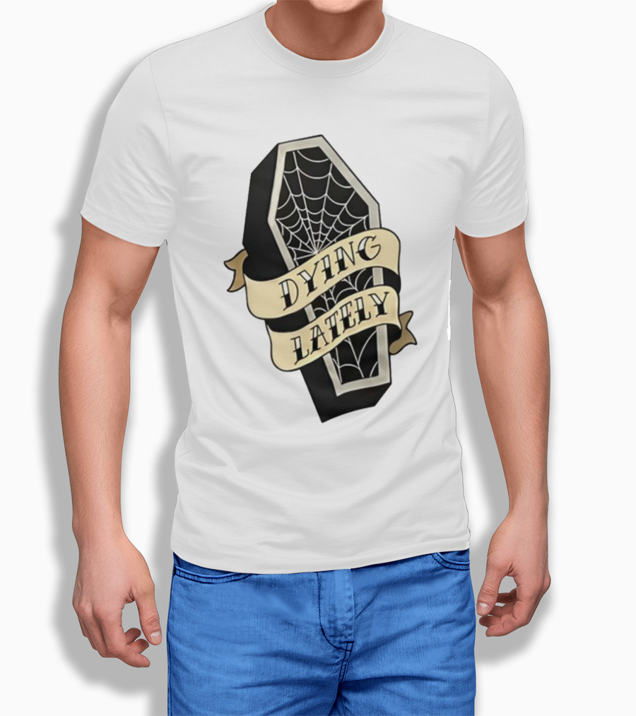 Iamjakehill Coffin Dying Lately Spiderweb T-Shirt