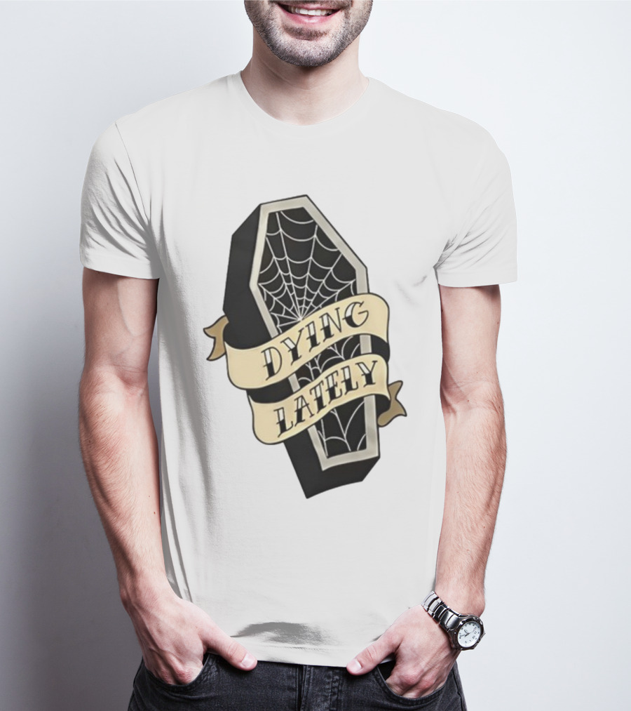 Iamjakehill Coffin Dying Lately Spiderweb T-Shirt
