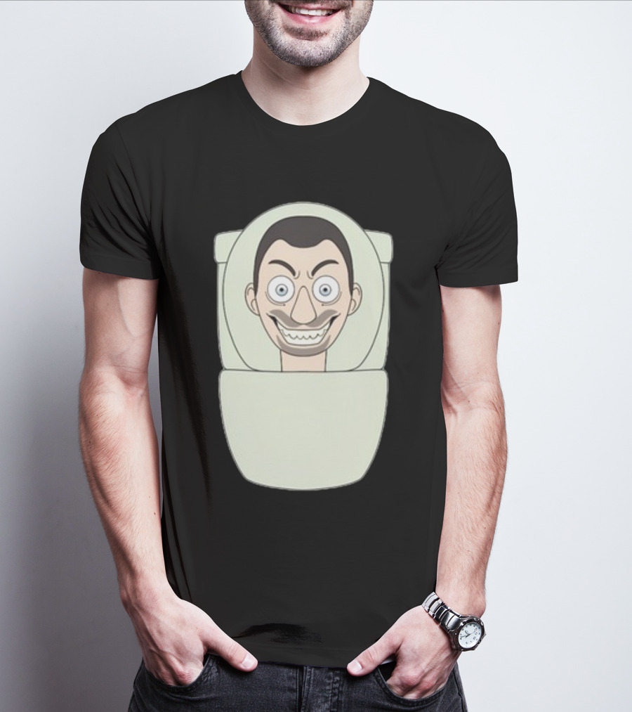 Skibidi Toilet Youtooz New Creepy Toilet Head Meme T-Shirt