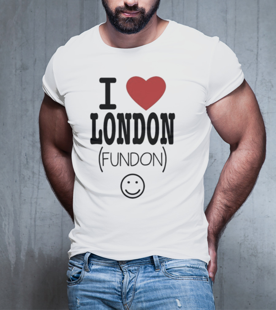 Taylor Swift's I Heart London Fundon Smiley T-Shirt