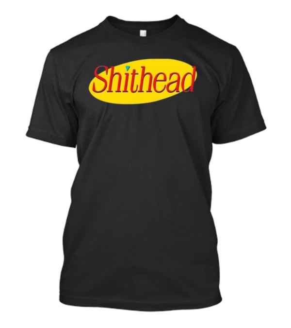 Shithead Yellow Oval T-Shirt