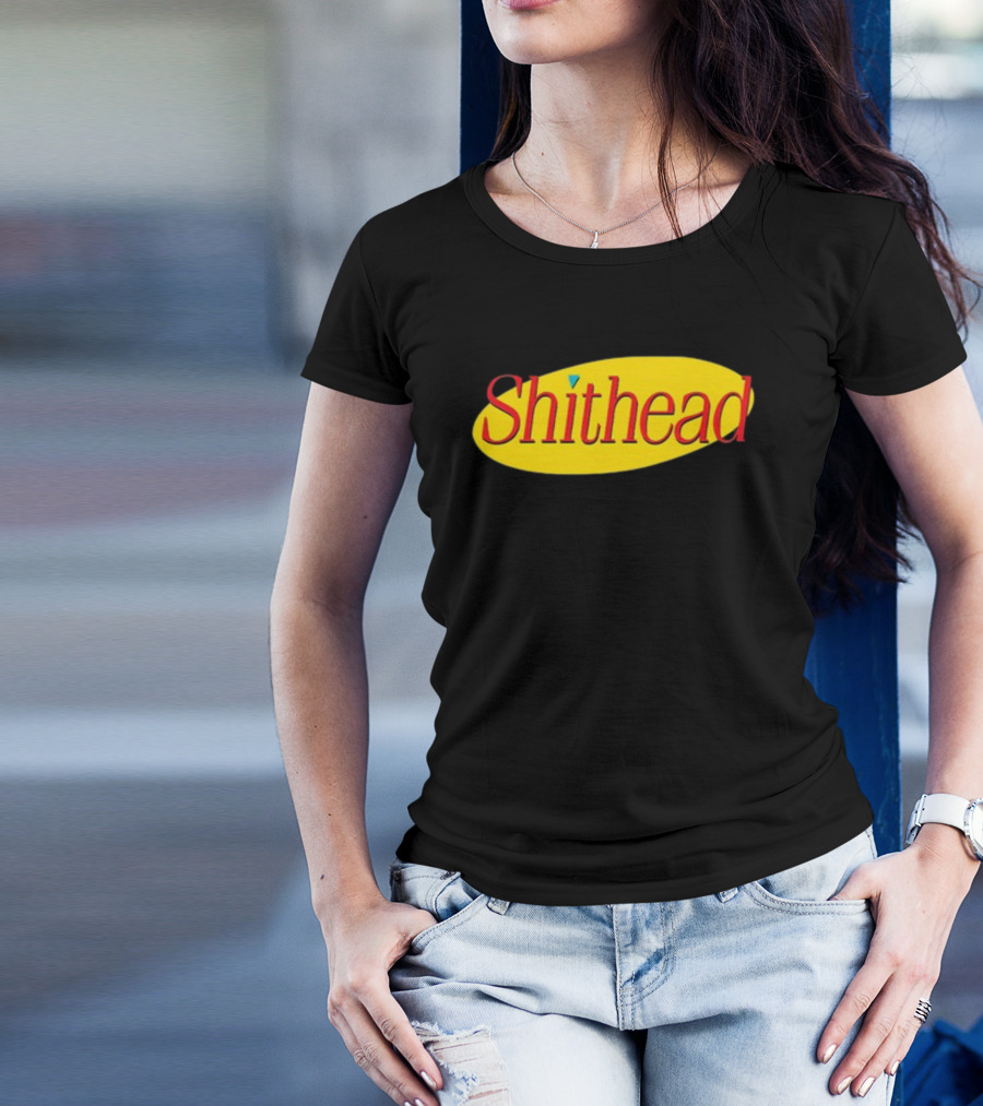 Shithead Yellow Oval T-Shirt