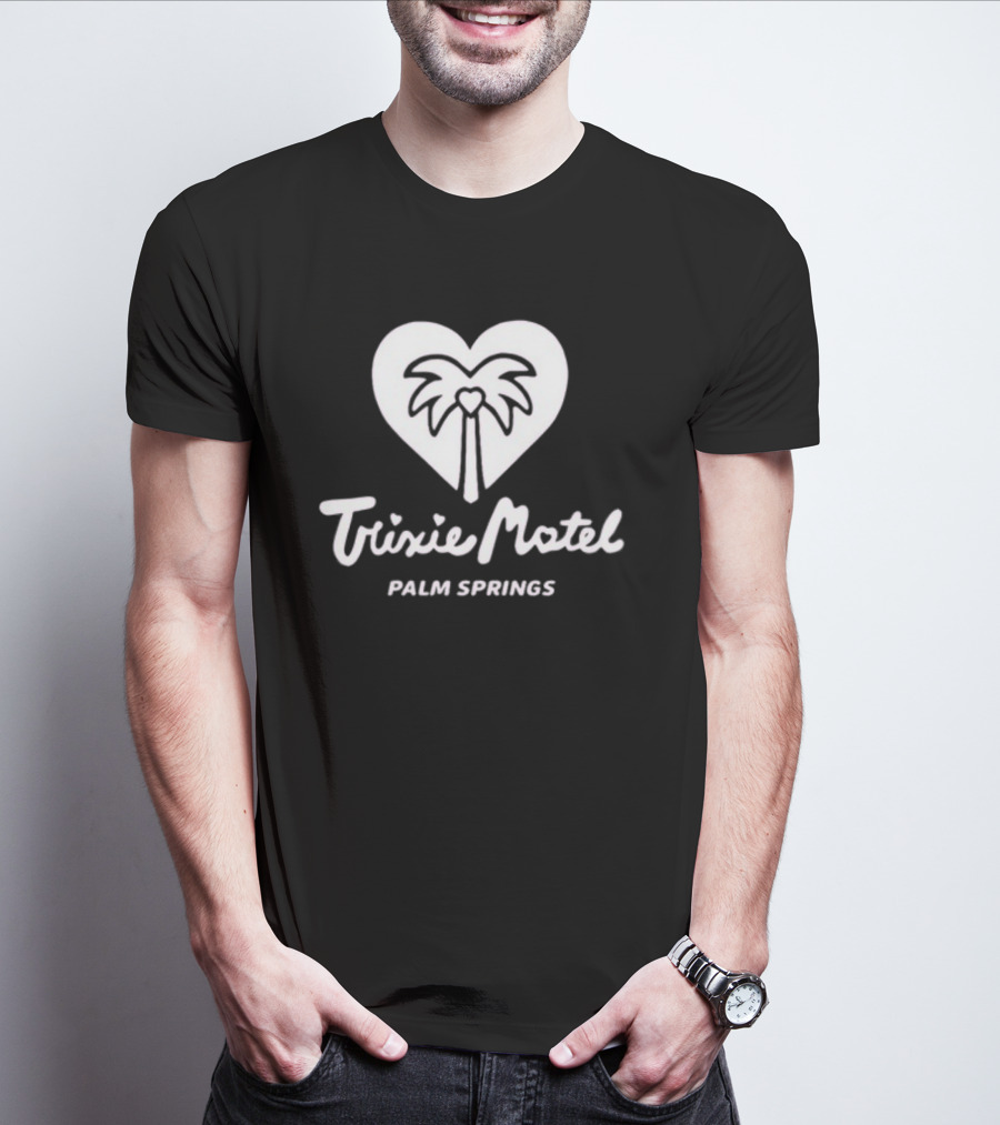 Trixie Motel Palm Springs Heart Tree T-Shirt