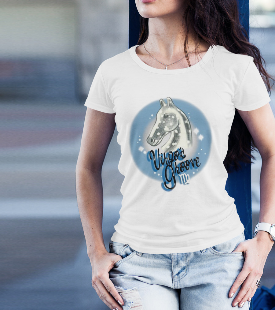 Virgo's Groove Disco Horse Party T-Shirt