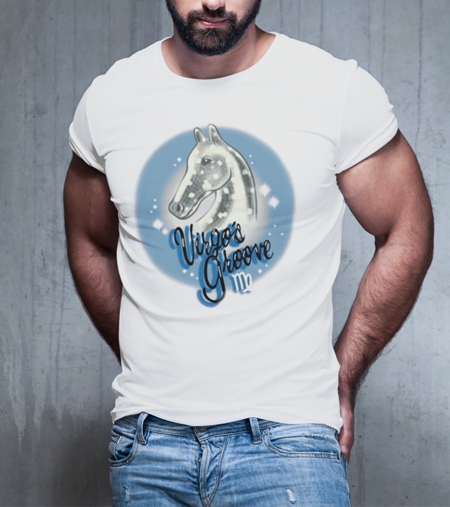 Virgo's Groove Disco Horse Party T-Shirt