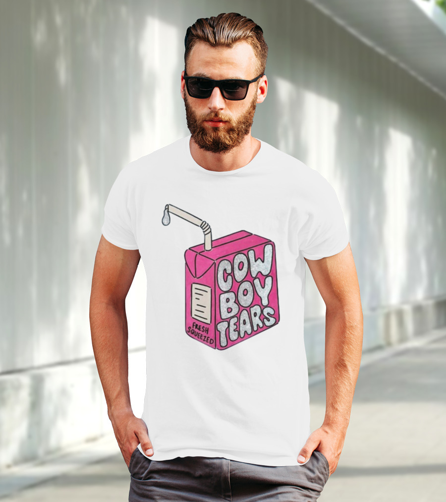 Cowboy Tears Fresh Squeezed Milk Carton T-Shirt