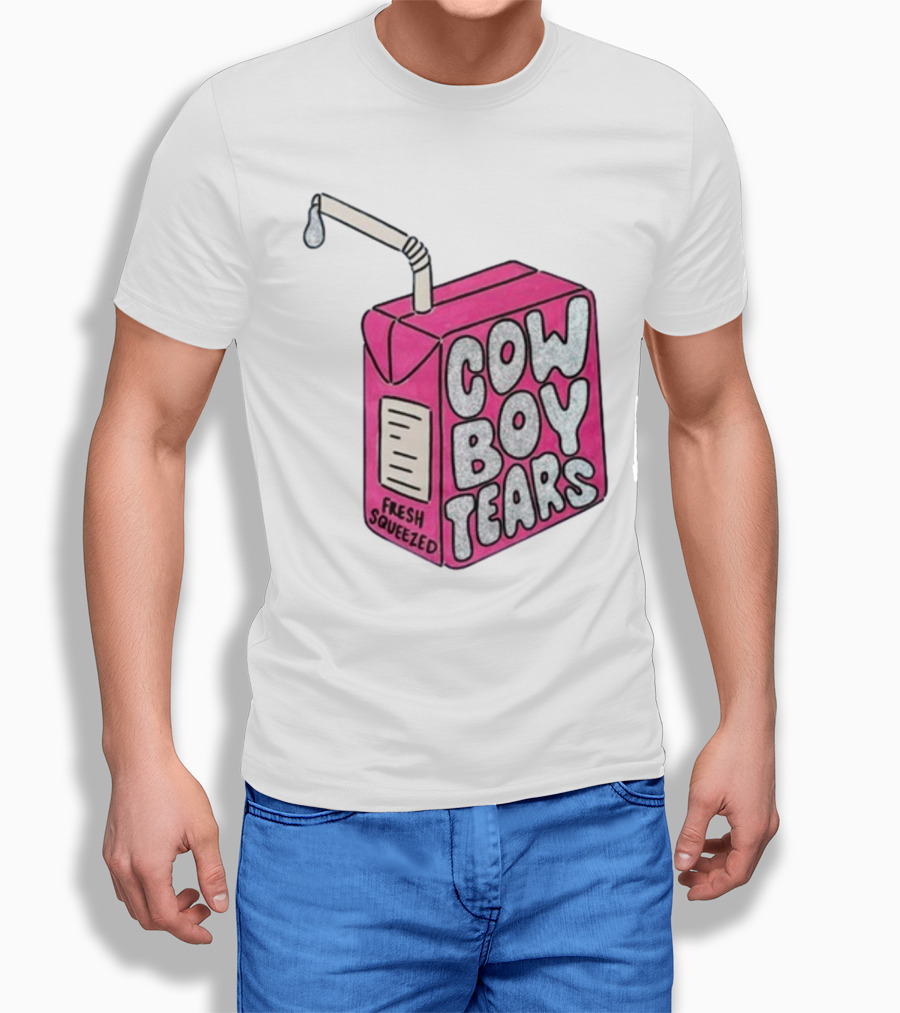 Cowboy Tears Fresh Squeezed Milk Carton T-Shirt