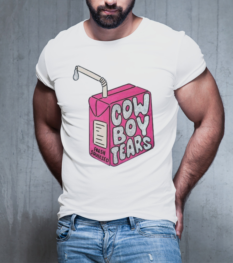 Cowboy Tears Fresh Squeezed Milk Carton T-Shirt