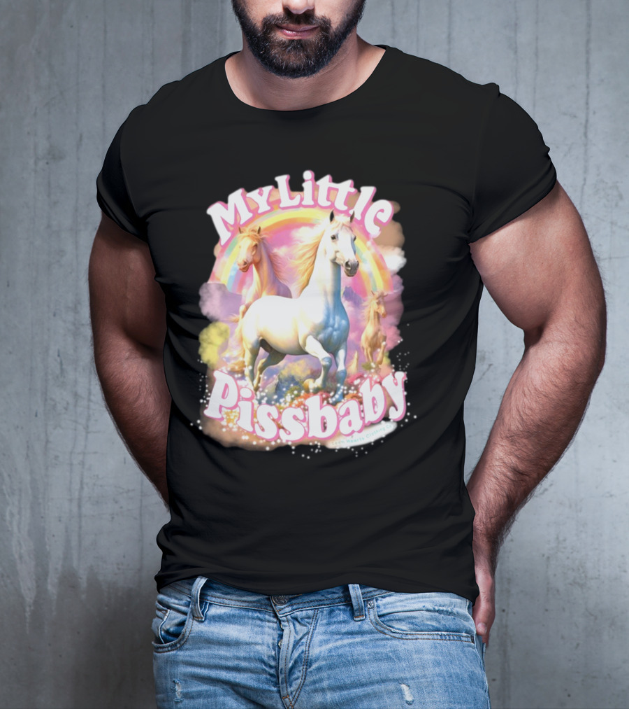 My Little Pissbaby Rainbow Horses T-Shirt