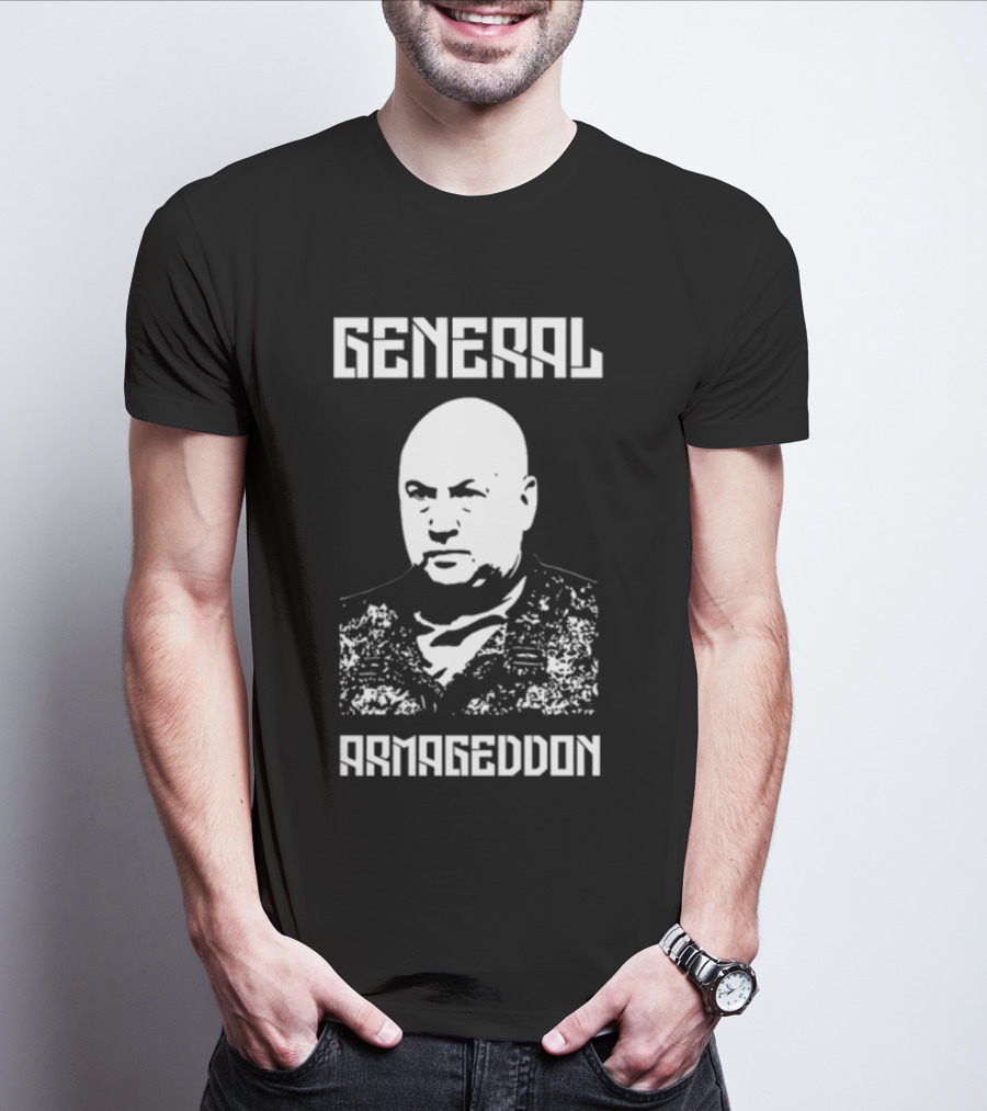 General Armageddon Gearbubble Bold Military Commander T-Shirt