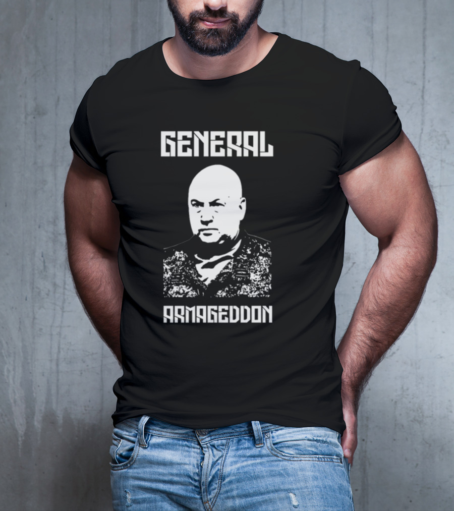 General Armageddon Gearbubble Bold Military Commander T-Shirt