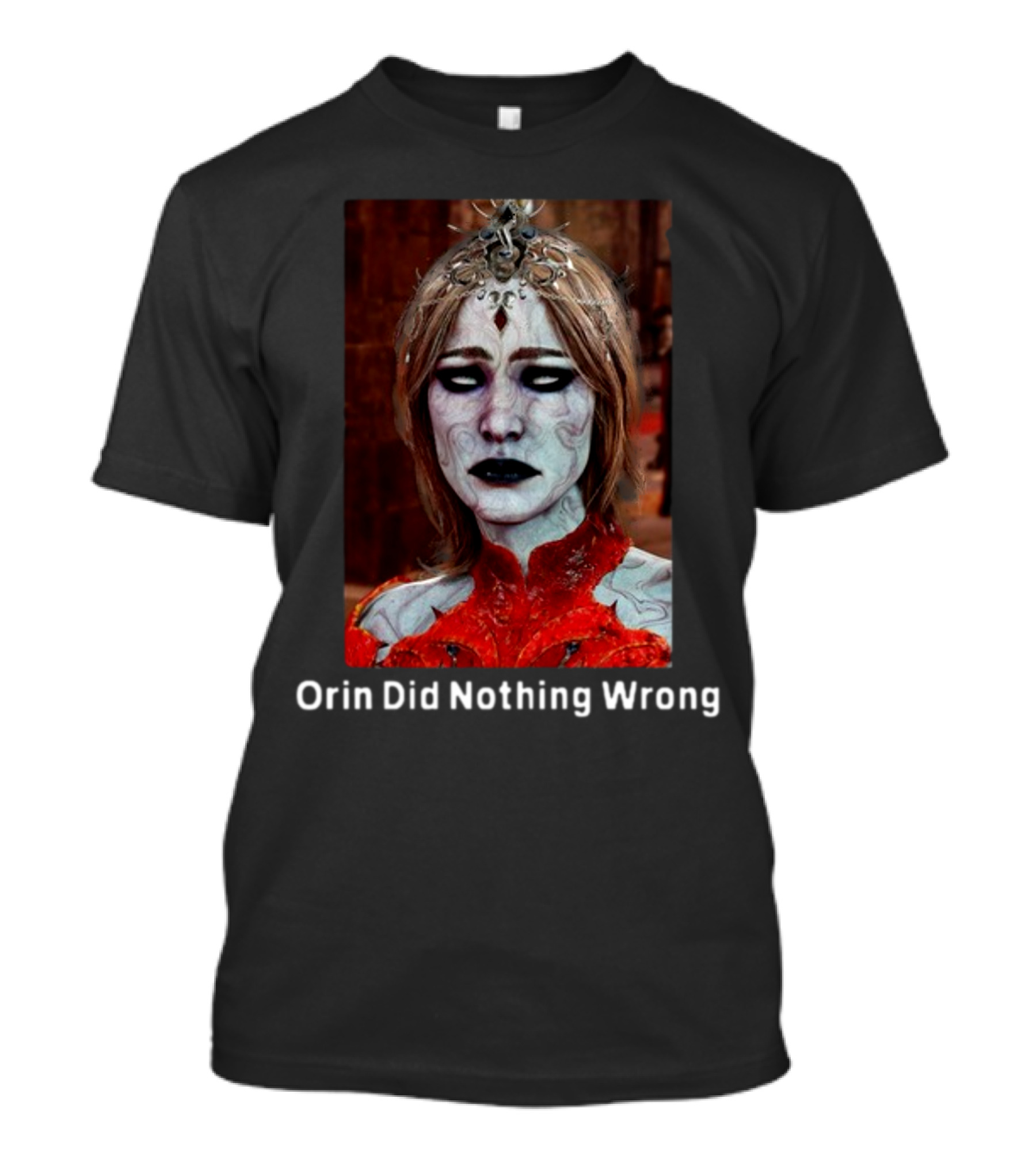Orin Did Nothing Wrong Mysterious Gothic Character T-Shirt