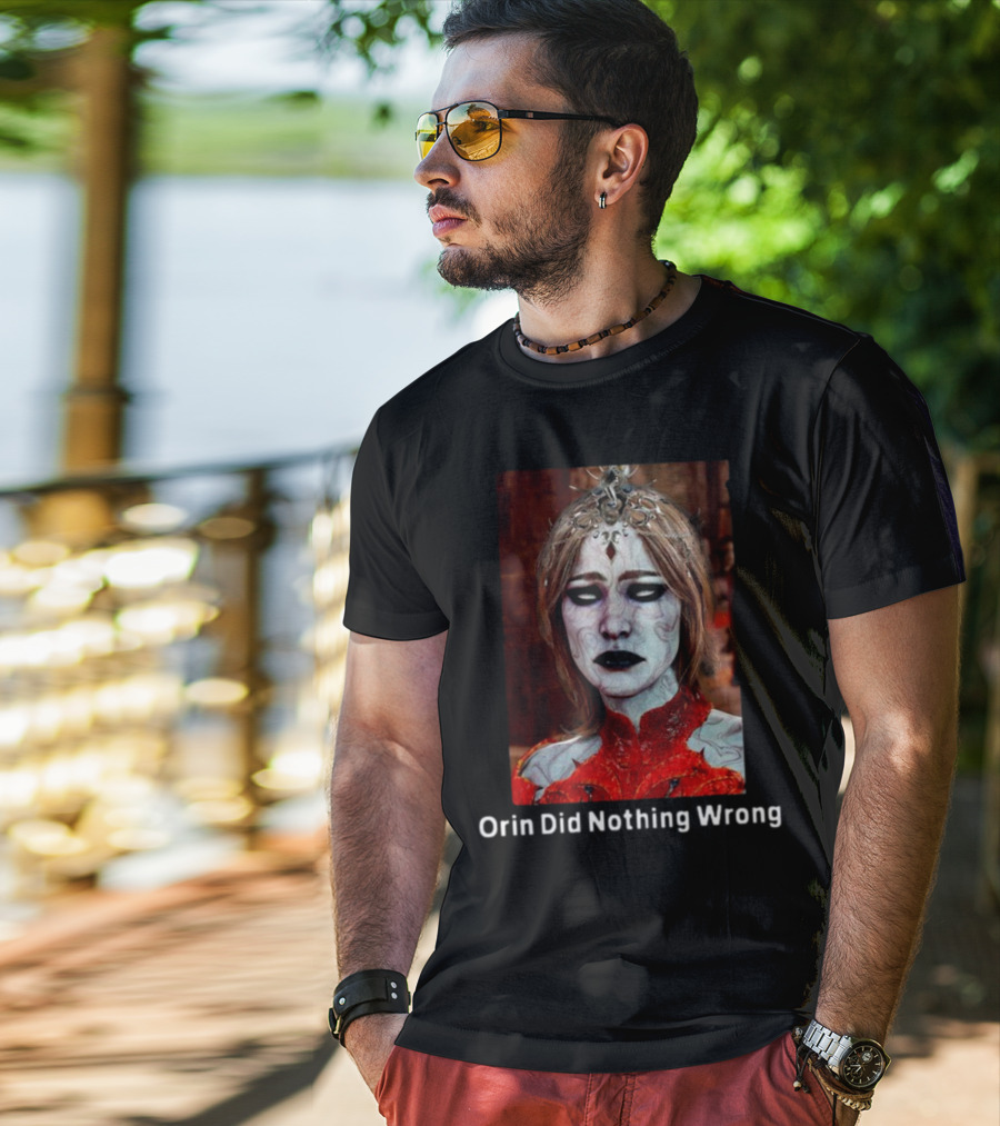 Orin Did Nothing Wrong Mysterious Gothic Character T-Shirt