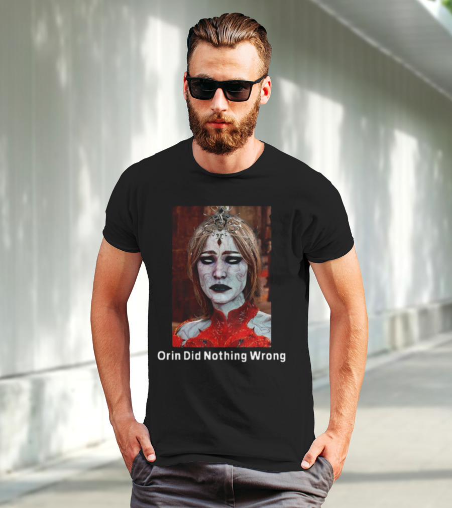 Orin Did Nothing Wrong Mysterious Gothic Character T-Shirt