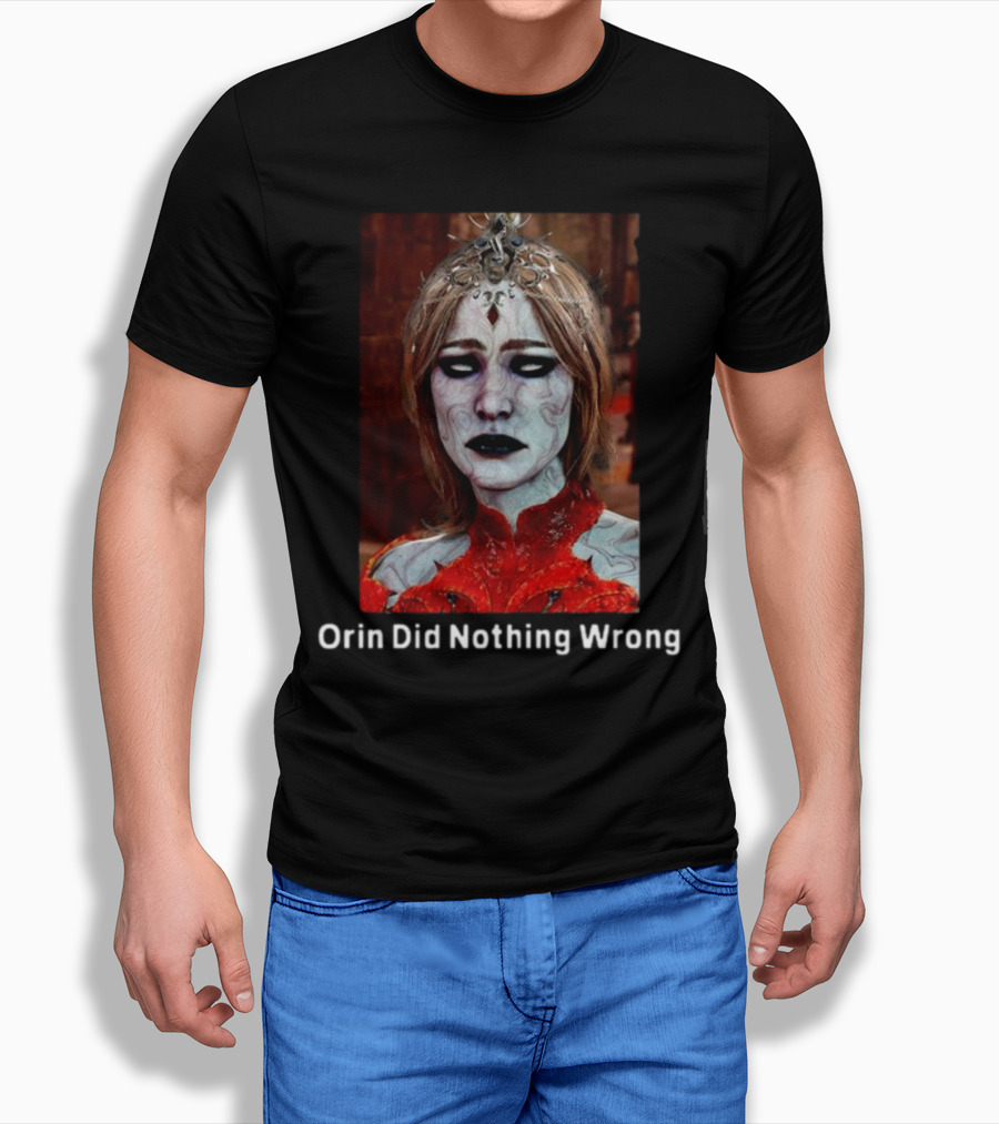 Orin Did Nothing Wrong Mysterious Gothic Character T-Shirt
