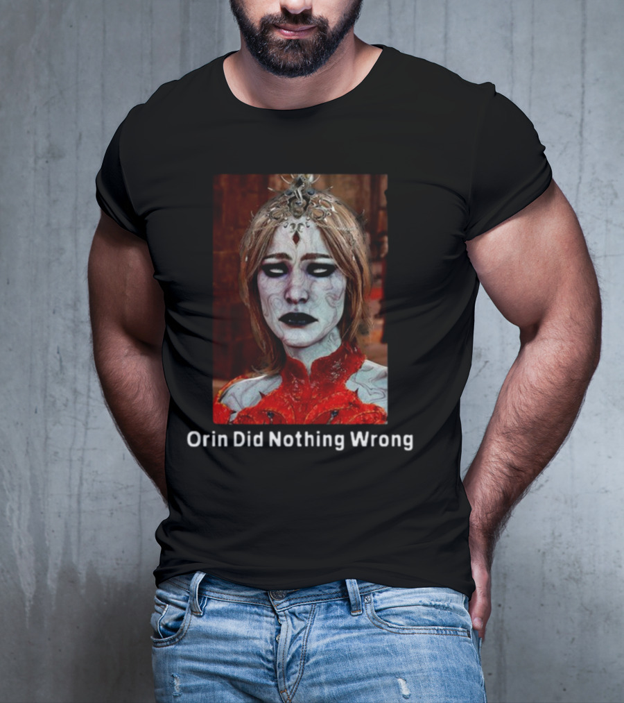 Orin Did Nothing Wrong Mysterious Gothic Character T-Shirt