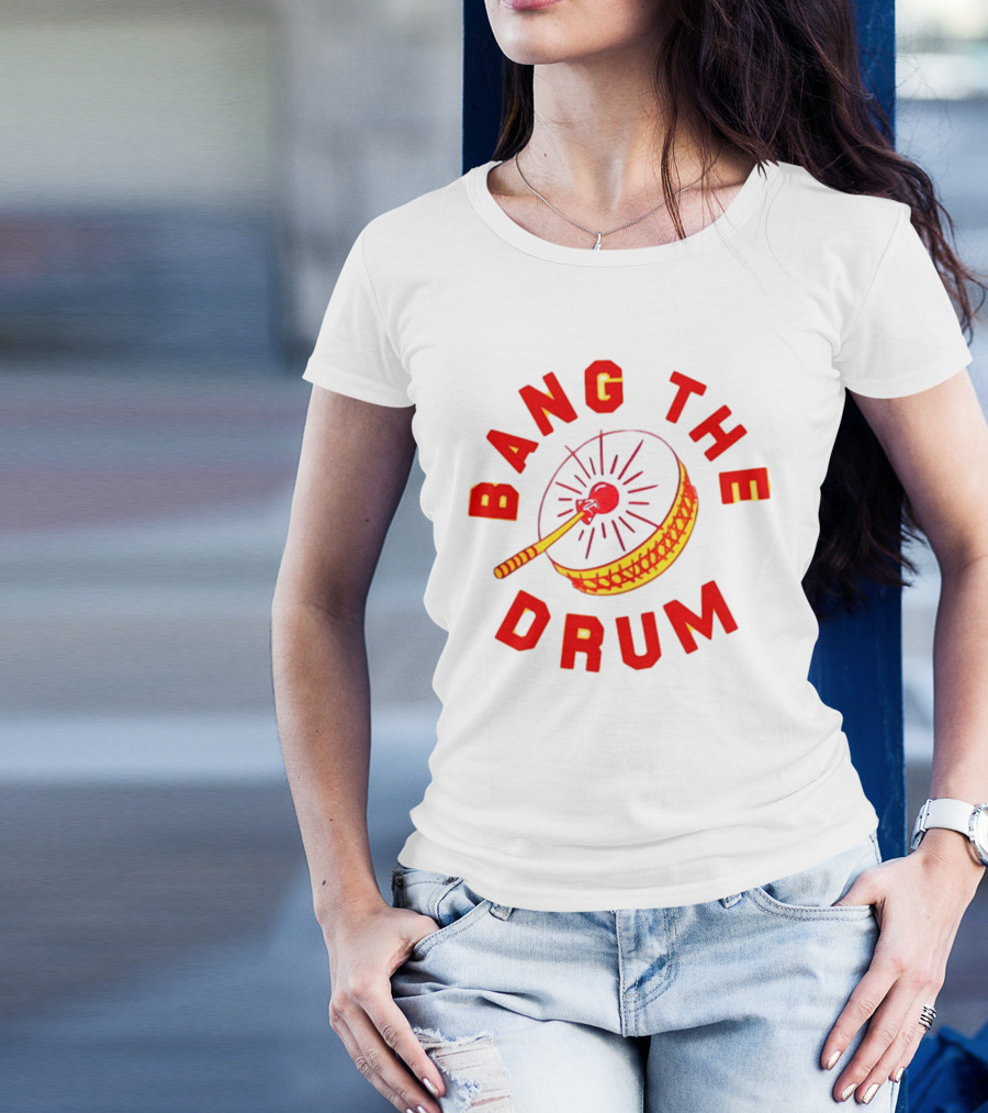 Bang The Drum Classic Percussion Icon T-Shirt
