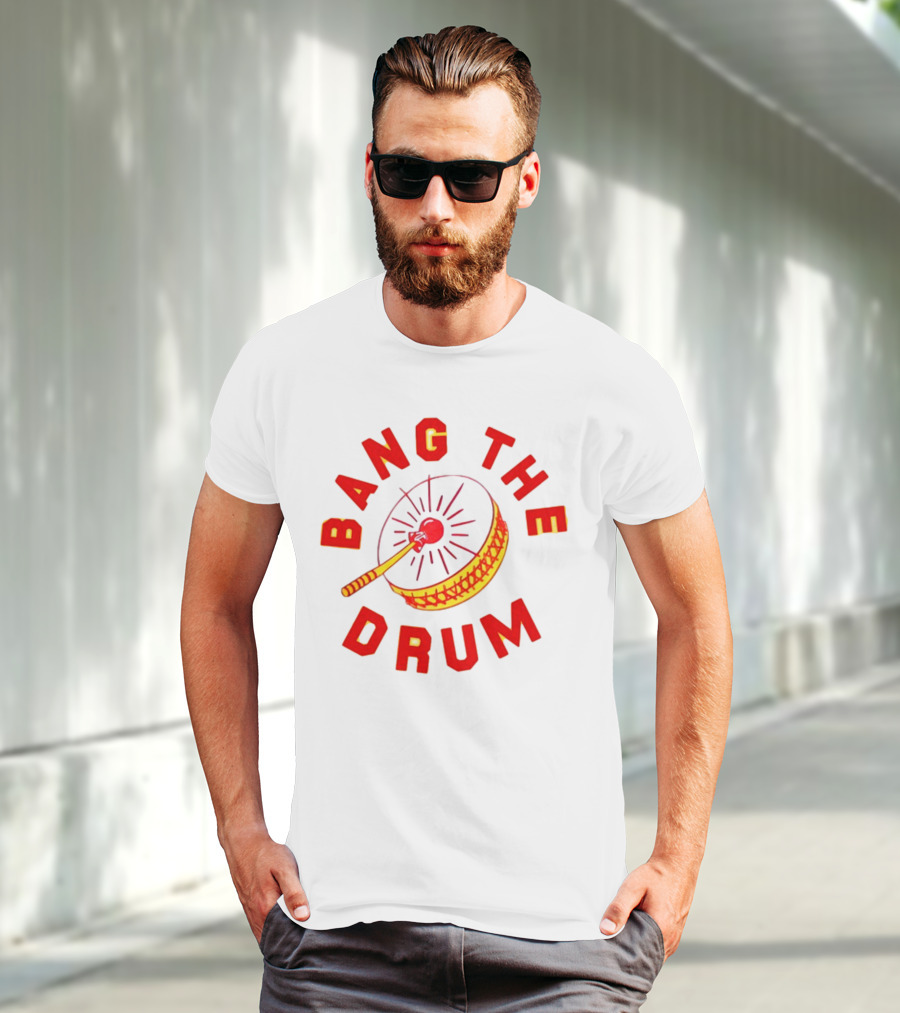 Bang The Drum Classic Percussion Icon T-Shirt